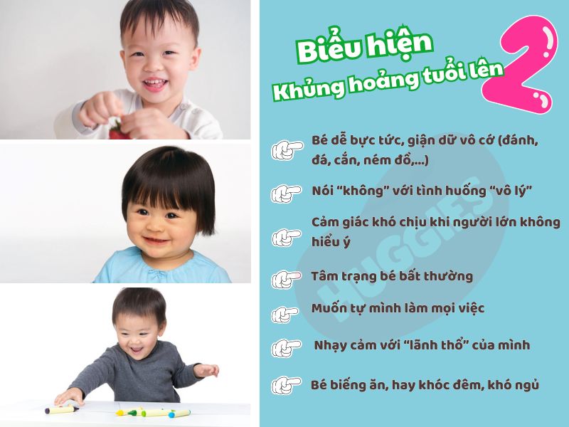 Dấu hiệu khủng hoảng tuổi lên 2