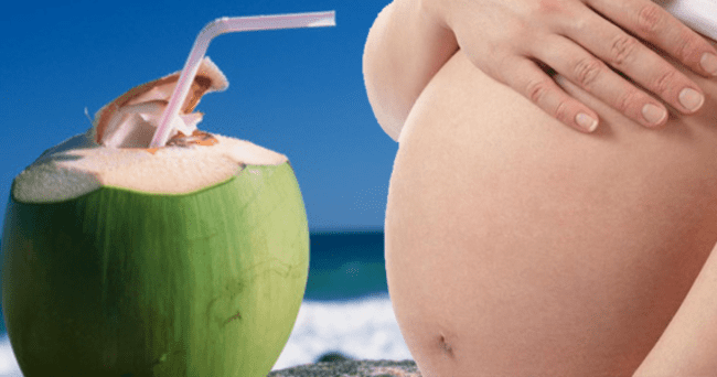 Mẹ bầu 3 tháng đầu bị người bị trĩ, huyết áp thấp, thấp khớp... cần cân nhắc và không nên sử dụng nước dừa